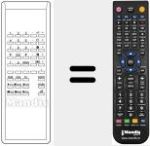 Comandament a dist&agrave;ncia substitut de STUL 72