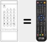 Comandament a dist&agrave;ncia substitut de 3780