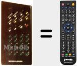 Comandament a dist&agrave;ncia substitut de 33 T 2