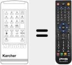 Comandament a dist&agrave;ncia substitut de 4320