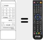 Comandament a dist&agrave;ncia substitut de 596618-6
