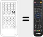 Comandament a dist&agrave;ncia substitut de VTS 99 / 30