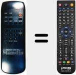 Comandament a dist&agrave;ncia substitut de 7500