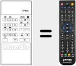Comandament a dist&agrave;ncia substitut de 754354