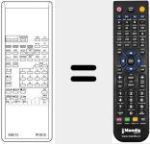 Comandament a dist&agrave;ncia substitut de 94817 J