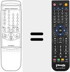 Comandament a dist&agrave;ncia substitut de 97P1R2BT02