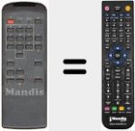 Comandament a dist&agrave;ncia substitut de ASR 110 S