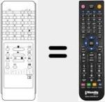 Comandament a dist&agrave;ncia substitut de AV 5636