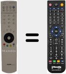Comandament a distància substitut de CONTROL 350 DVD (87000062)