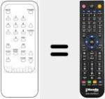 Comandament a dist&agrave;ncia substitut de CSR 1224
