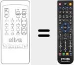 Comandament a dist&agrave;ncia substitut de CTV 1444 RC
