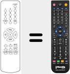 Comandament a dist&agrave;ncia substitut de DAEW48B2128A02