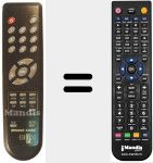 Comandament a distància substitut de ESR 750