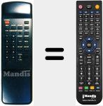 Comandament a dist&agrave;ncia substitut de F SAT 4