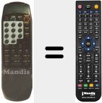 Comandament a dist&agrave;ncia substitut de HUTH 350