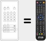 Comandament a dist&agrave;ncia substitut de IR 16