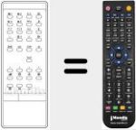 Comandament a dist&agrave;ncia substitut de INFRARED 1030HV