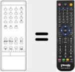 Comandament a dist&agrave;ncia substitut de INFRARED 1030 S