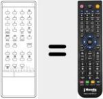 Comandament a dist&agrave;ncia substitut de LF 67M 39