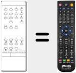 Comandament a dist&agrave;ncia substitut de INFRARED 1060