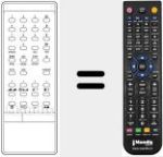 Comandament a dist&agrave;ncia substitut de INFRARED 1060 TS
