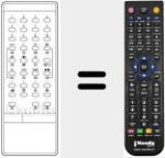 Comandament a distància substitut de INFRARED 2060M