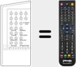 Comandament a dist&agrave;ncia substitut de IR 20 / 40