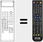 Comandament a dist&agrave;ncia substitut de IR 516