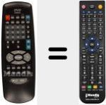 Comandament a dist&agrave;ncia substitut de JK00183645