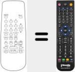 Comandament a dist&agrave;ncia substitut de N9166