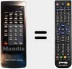 Comandament a dist&agrave;ncia substitut de NBA-434