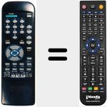 Comandament a dist&agrave;ncia substitut de NRF-570