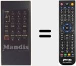 Comandament a dist&agrave;ncia substitut de ODE 620