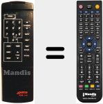 Comandament a dist&agrave;ncia substitut de PDR-100