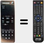 Comandament a dist&agrave;ncia substitut de PQ 10391 G