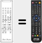 Comandament a dist&agrave;ncia substitut de RC 100