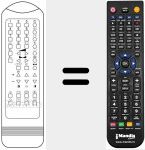 Comandament a distància substitut de RC 1255