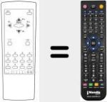 Comandament a dist&agrave;ncia substitut de RC 2144 HY 36 SIL