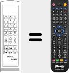 Comandament a dist&agrave;ncia substitut de RC 5420
