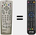 Comandament a dist&agrave;ncia substitut de RCT 110 DB1