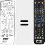 Comandament a dist&agrave;ncia substitut de RCT 446