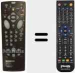 Comandament a dist&agrave;ncia substitut de RCT 842 MN