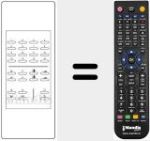 Comandament a dist&agrave;ncia substitut de 160.39.07