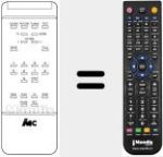 Comandament a dist&agrave;ncia substitut de RHT 04