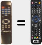 Comandament a dist&agrave;ncia substitut de SIRIUS 490