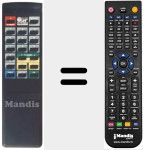 Comandament a dist&agrave;ncia substitut de SR 160