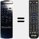 Comandament a distància substitut de SRT 110