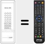 Comandament a dist&agrave;ncia substitut de STEREO 400