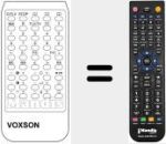 Comandament a dist&agrave;ncia substitut de T 26912