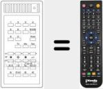 Comandament a dist&agrave;ncia substitut de T 736